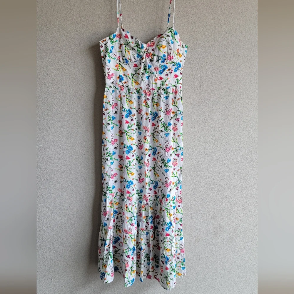 Betsy Johnson Ava Corset Botanical Dress - Picture 2 of 3